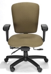 Big&Tall Swivel, Sage Pattern Fabric Chair