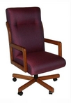 Executive Hi-Back, Multi-Hued Burgundy Fabric Chair