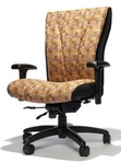Big&Tall Swivel, Autumn Pattern Fabric Chair