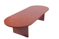 Racetrack Conference Room Table w/ Panel Legs