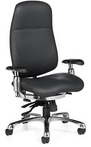 Hi-Back Executive Ergonomic Black Leather Chair